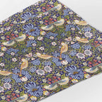 Tischsets Erdbeerdieb“ aus Leinen Tischdekoration mit botanischem Print, 32 x 48 cm