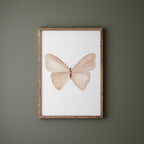 Boho Schmetterling Wandkunst – 3er Set Aquarell Fine-Art-Drucke auf Satinpapier