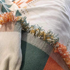 Boho Chenille Sofabezug, anti-rutsch und katzenkratzfest, Couchüberwurf