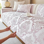 Luxuriöser Jacquard-Sofabezug aus weichem Polyester mit rutschfester Unterseite