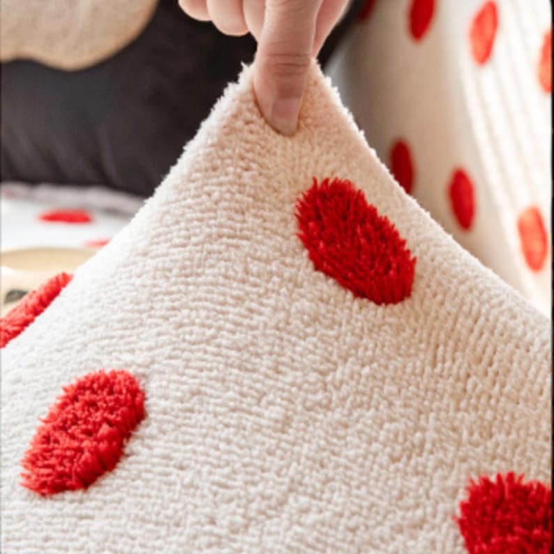 Stretch-Sofabezug mit Pünktchenmuster, weicher Baumwollstoff, moderner Couchschutz