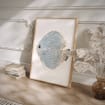 Küsten-Wandkunst 3er-Set – lbeanfisch, Koralle & Seestern, Fine-Art-Aquarellpapier